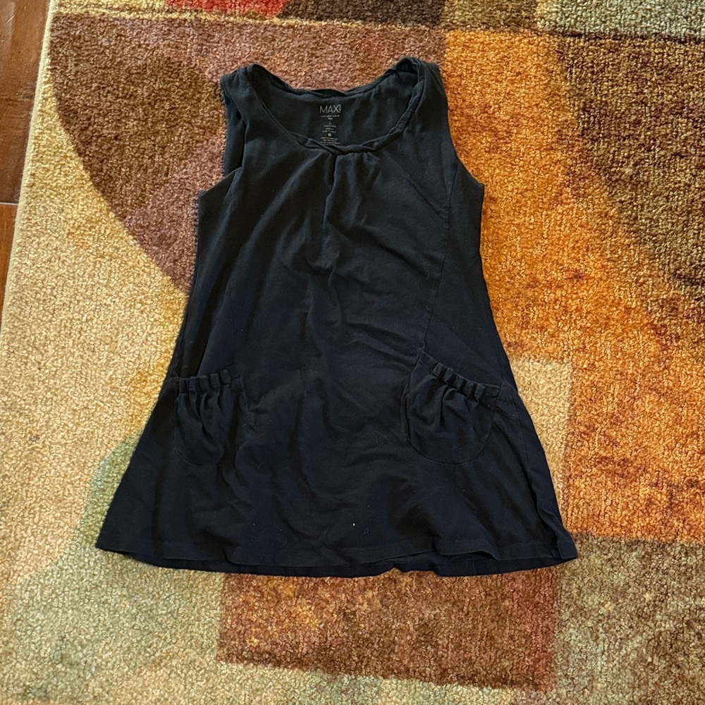 Max Rave Black Casual Kids Dress